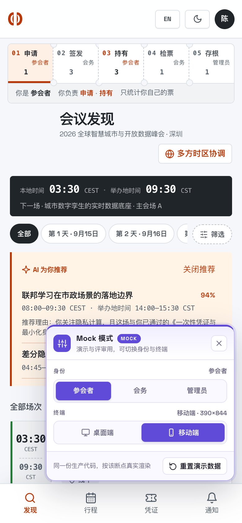会议发现 默认态